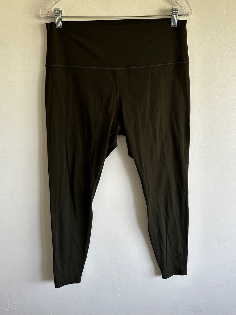 Lululemon Align Pant 28" Dark Olive Green Leggings Size 14